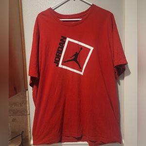 Men's Jordan Red Tshirt
